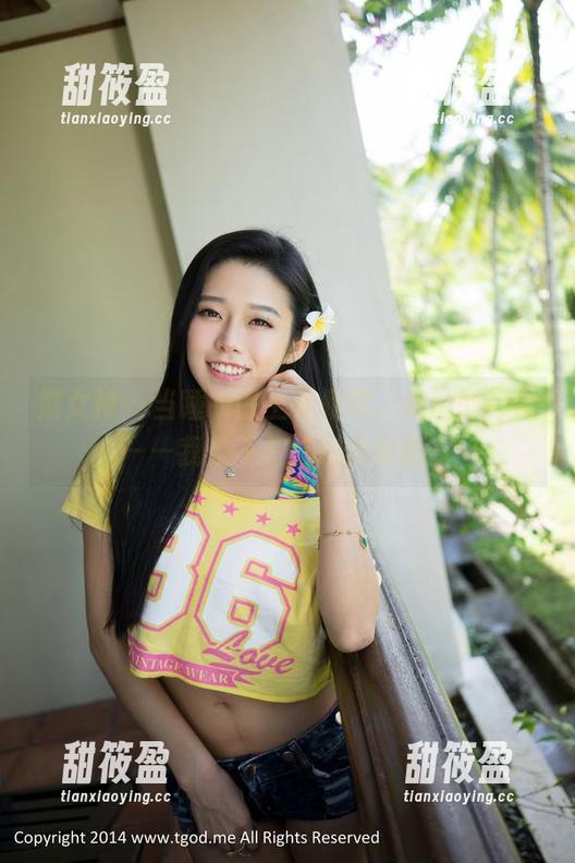 推女神-莫雅淇 推女神 - 当睡衣遇上莫雅淇,美图的日常——我是不是也想这样躺?
